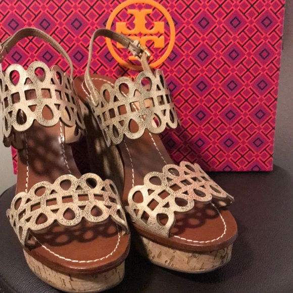 COPY - Tory Burch Wedge Sandal - Picture 1 of 8